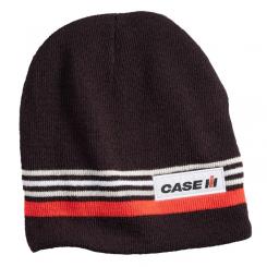 Beanie Schwarz mit Streifen 